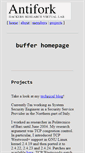 Mobile Screenshot of buffer.antifork.org