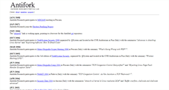Desktop Screenshot of antifork.org