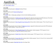 Tablet Screenshot of antifork.org